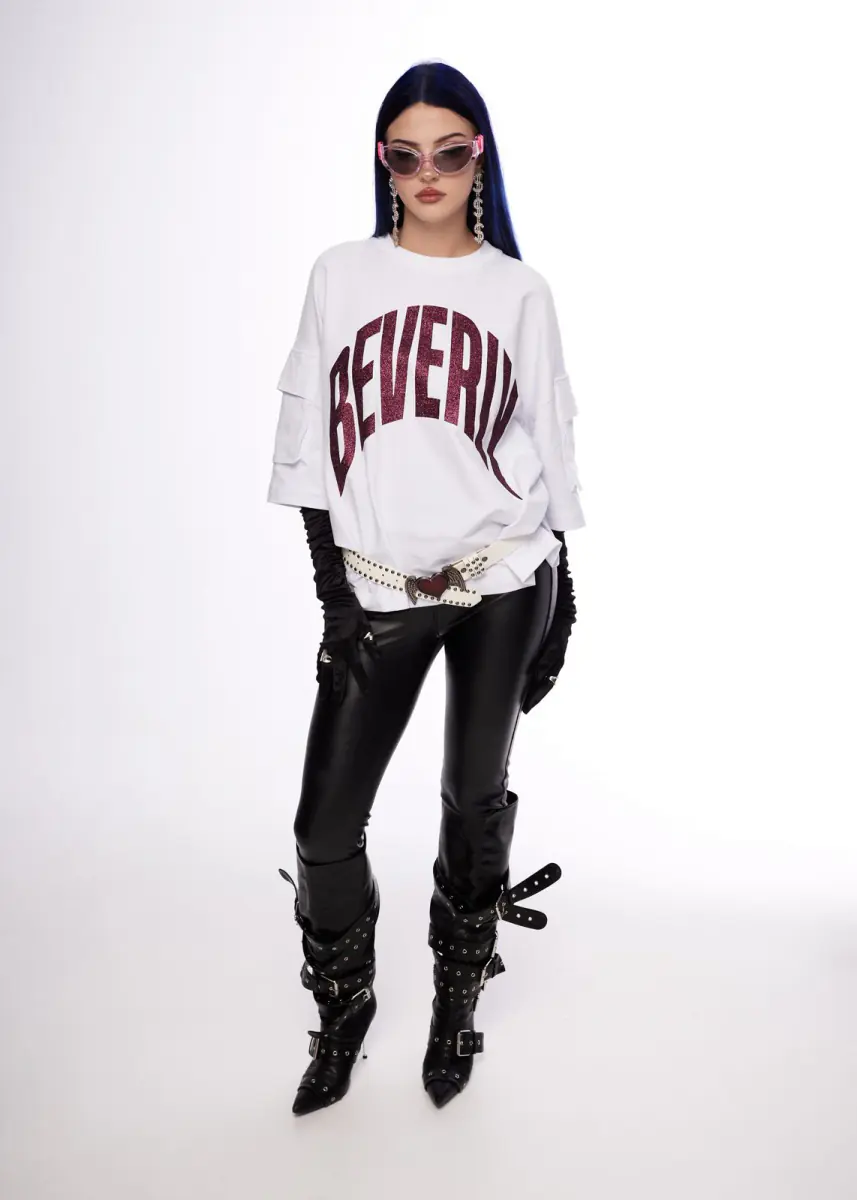 WHITE / GLITTER